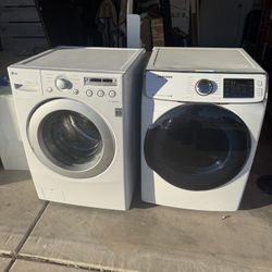 Samsung dryer and LG washer