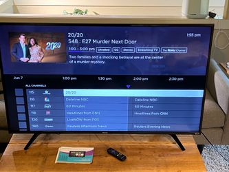 55” Hisense Roku Smart TV + Sanus Wall Mount + Original Legs