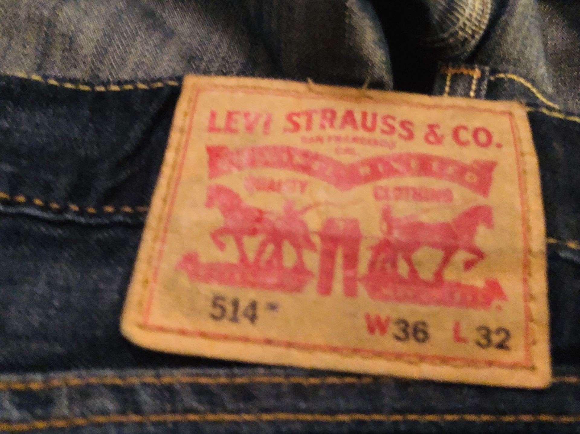 Mens Levis Jeans 36x32 bundle Rare!! 9 pairs of 514’s