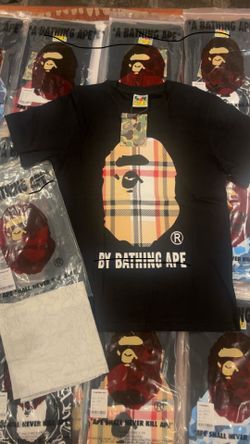 Black Burberry Bape