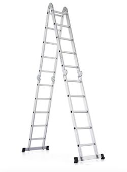 MoNiBloom 20 Ft A-frame Telescoping Ladder