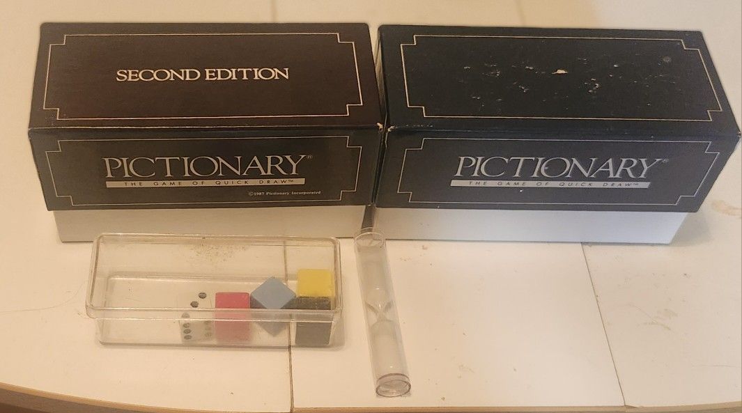 Pictionary Board Game Parts
