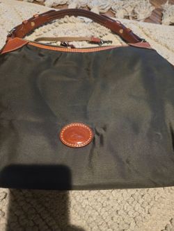 Large dooney & Burke olive purse
