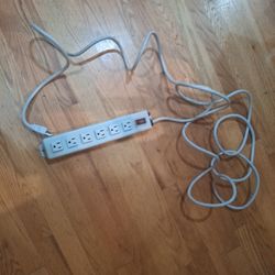Tripp Lite Power Strip 6 Outlet Metal 15' Cord (TLM615NC) TESTED WORKS
