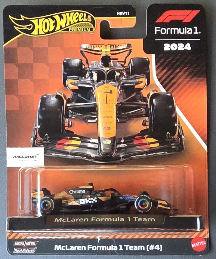 McLaren #4 - Formula 1 PREMIUM 2024 Hot Wheels