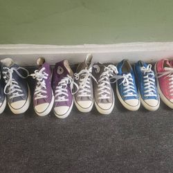 Five Pairs Converse Chuck Taylor Size 11 For Trade