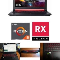 Acer Nitro 5 AN515-55 GAMING LAPTOP 15.6" - i5-10th (8GB RAM 512GB SSD) GTX 1650 WIN 11