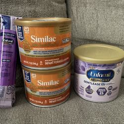 Similac/Enfamil Formula and Baby Food