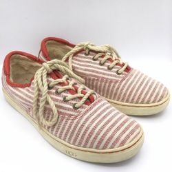 UGG Eyan II Striped Lace-up Sneakers Size 9