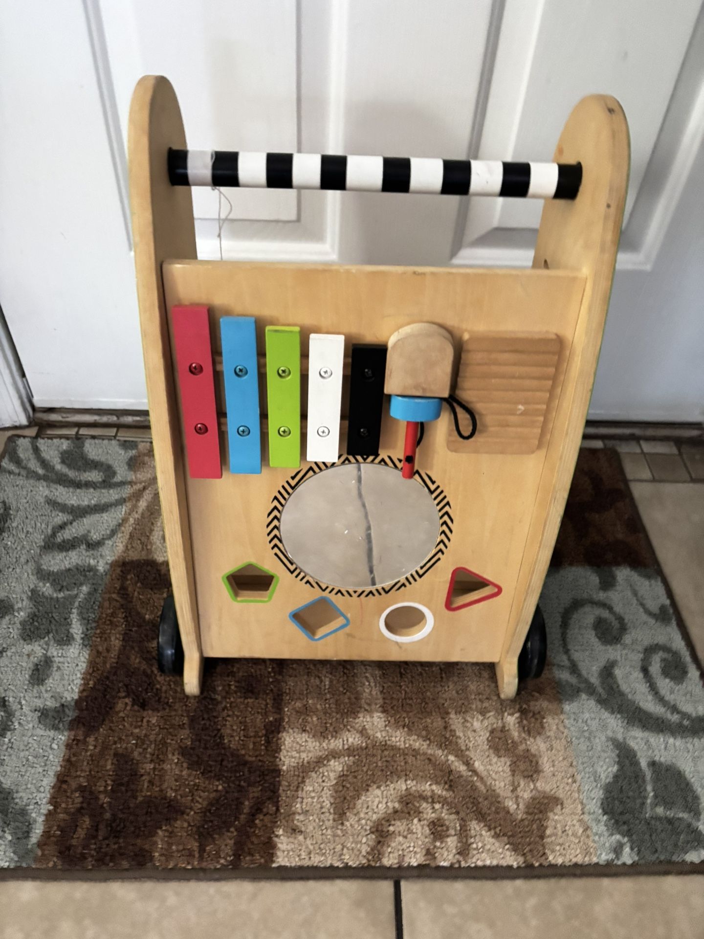 Cossy Wooden Learning Baby Walker
