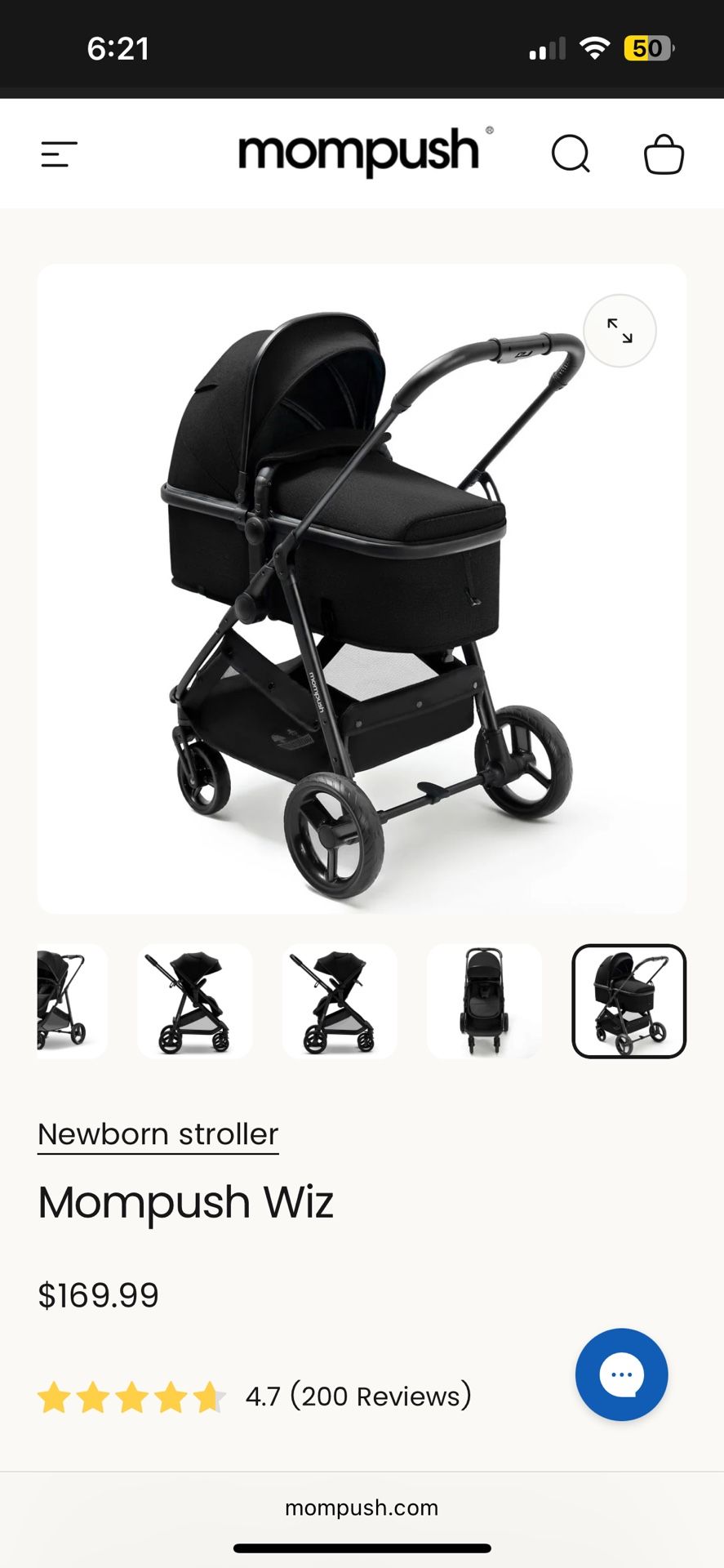 Mom push Stroller