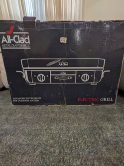 Brand New All-Clad Electric Grill - 20" x 13" Extra Large Nonstick (1800W) - NIB
