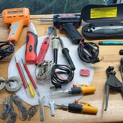 Weller and Chicago Electric Soldering Iron and Torch Tool Lot