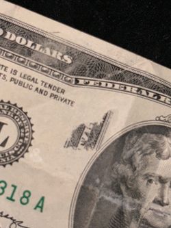 2$ bill misprint 2017 A series