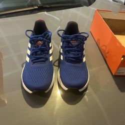 New Blue Adidas Shoes Size 6