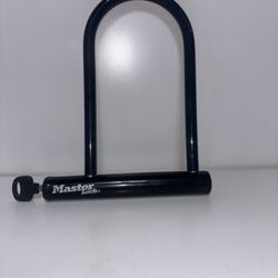 Master Lock Heavy-Duty Bicycle U-lock Steel Bike Lock Anti Theft w/ (1) key