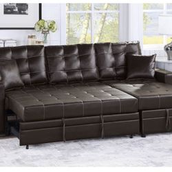 Sectional With Sleeper Brand New 