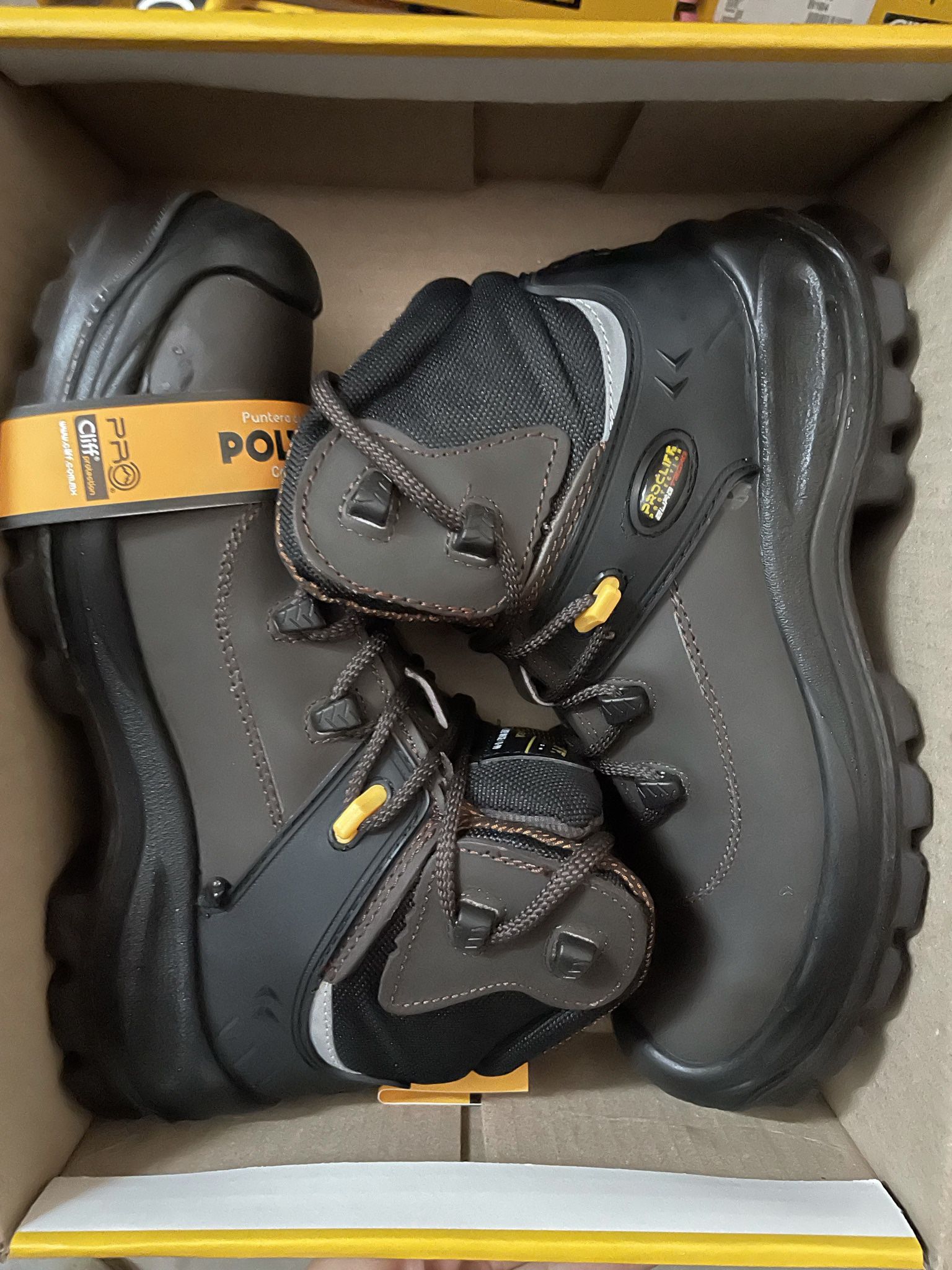 Pro Cliff Steel Toe Work Boots Size 6-11