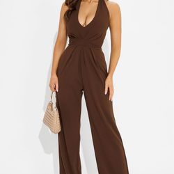 Brown jumpsuit