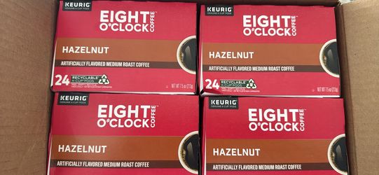Eight O'Clock Coffee Hazelnut K-Cup Pods 96 Count