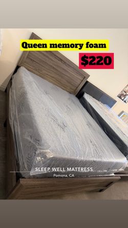 Queen size memory foam mattress