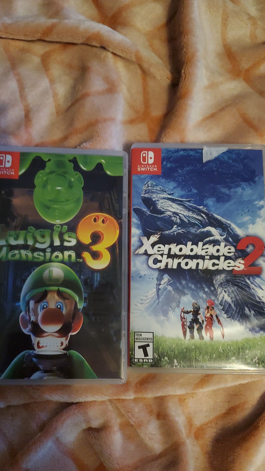 Luigi's Mansion 3 and Xenoblade Chronicles 2
