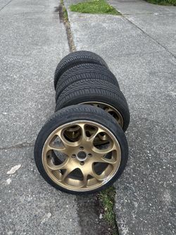 Rims And Tires 17 4x100 4 lug wheel