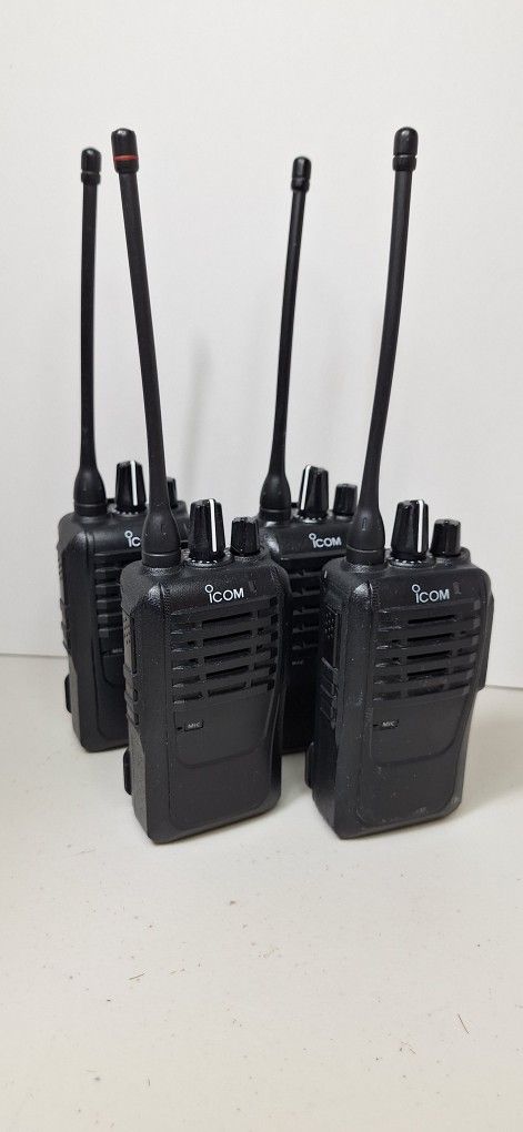 4- ICOM TESTED 16 Channel Handheld Transceiver 2-way Radios With Charger- $165 (19th Ave & Bell Rd North Phx.)