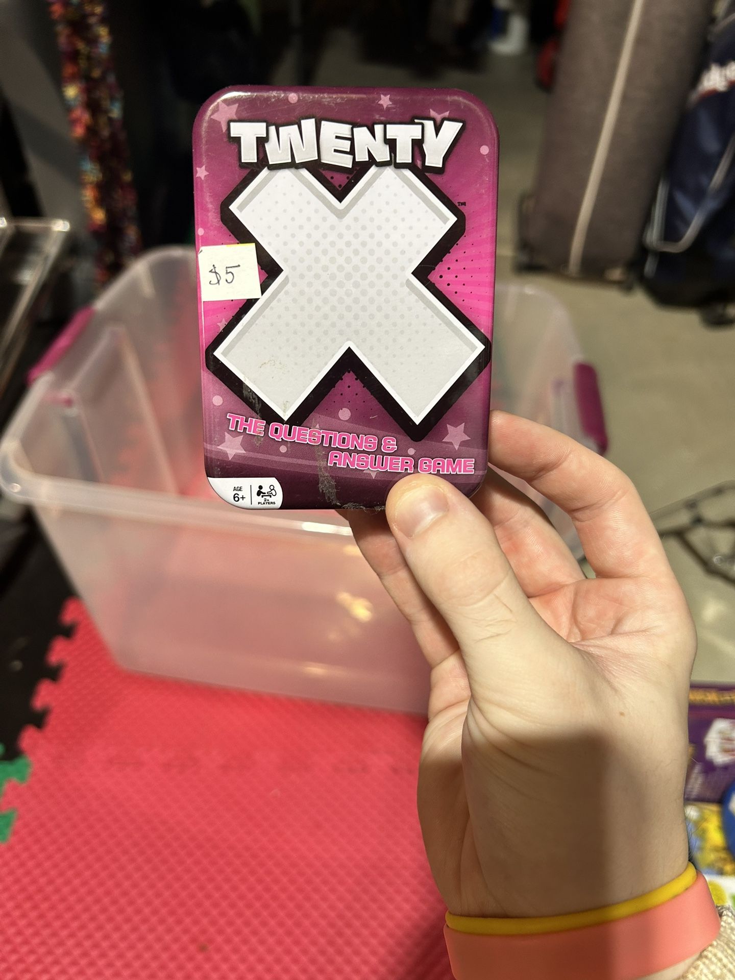 Twenty X card game 