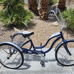 SCHWINN TOWN & COUNTRY 3 SPEED ALUMINUM TRIKE- 26 INCH