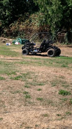 Black Off-Road Go-Kart Dune Buggy