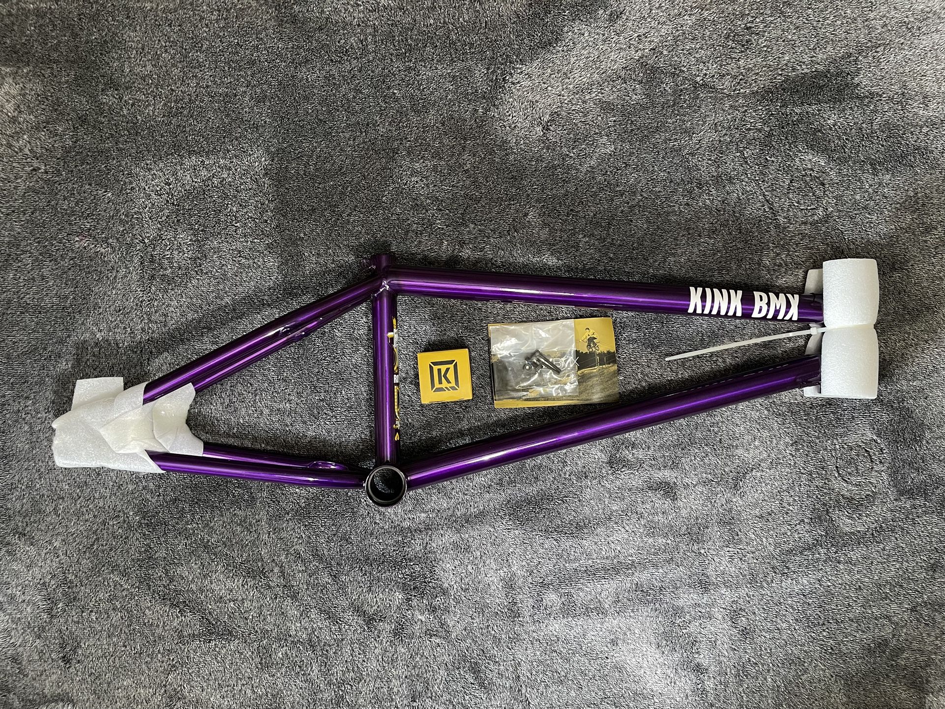 Kink Royale BMX Frame Imperial Gloss Purple 21.25 Top Tube