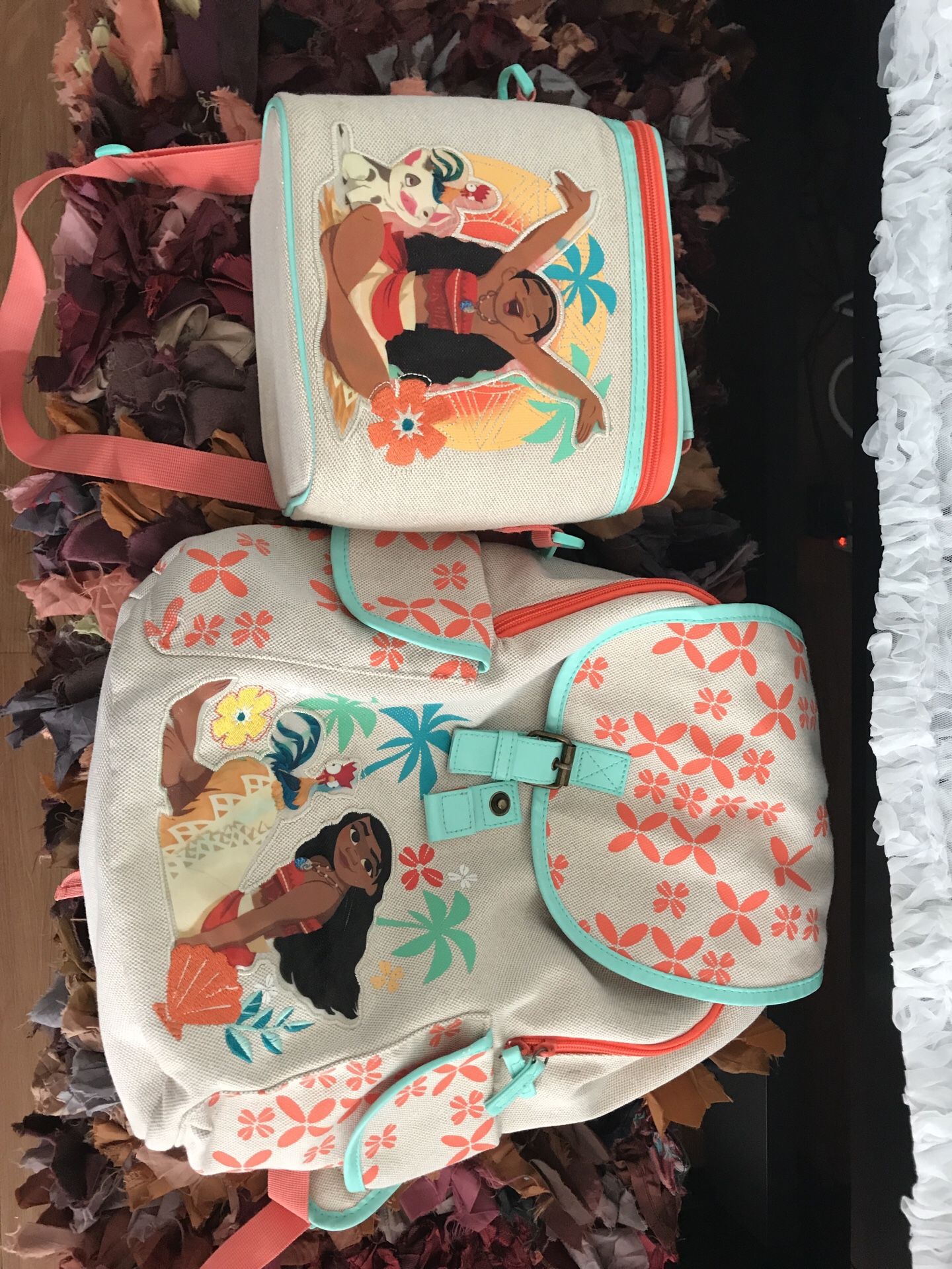 Disney Moana lunch and school bags