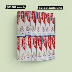 Colgate Toothpaste $2.50 each. How many do u need?