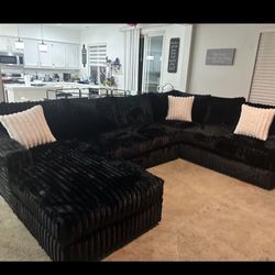 Brand New Comfy Corduroy Sectional Set 