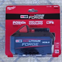 Milwaukee M18 Forge XC8.0 Battery Pack...$120... Brand New.. Pickup Only..