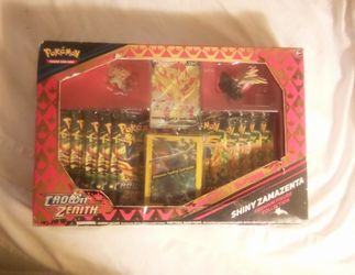 Pokemon TCG Crown Zenith Shiny Zamazenta V Premium Figure Collection Box Set