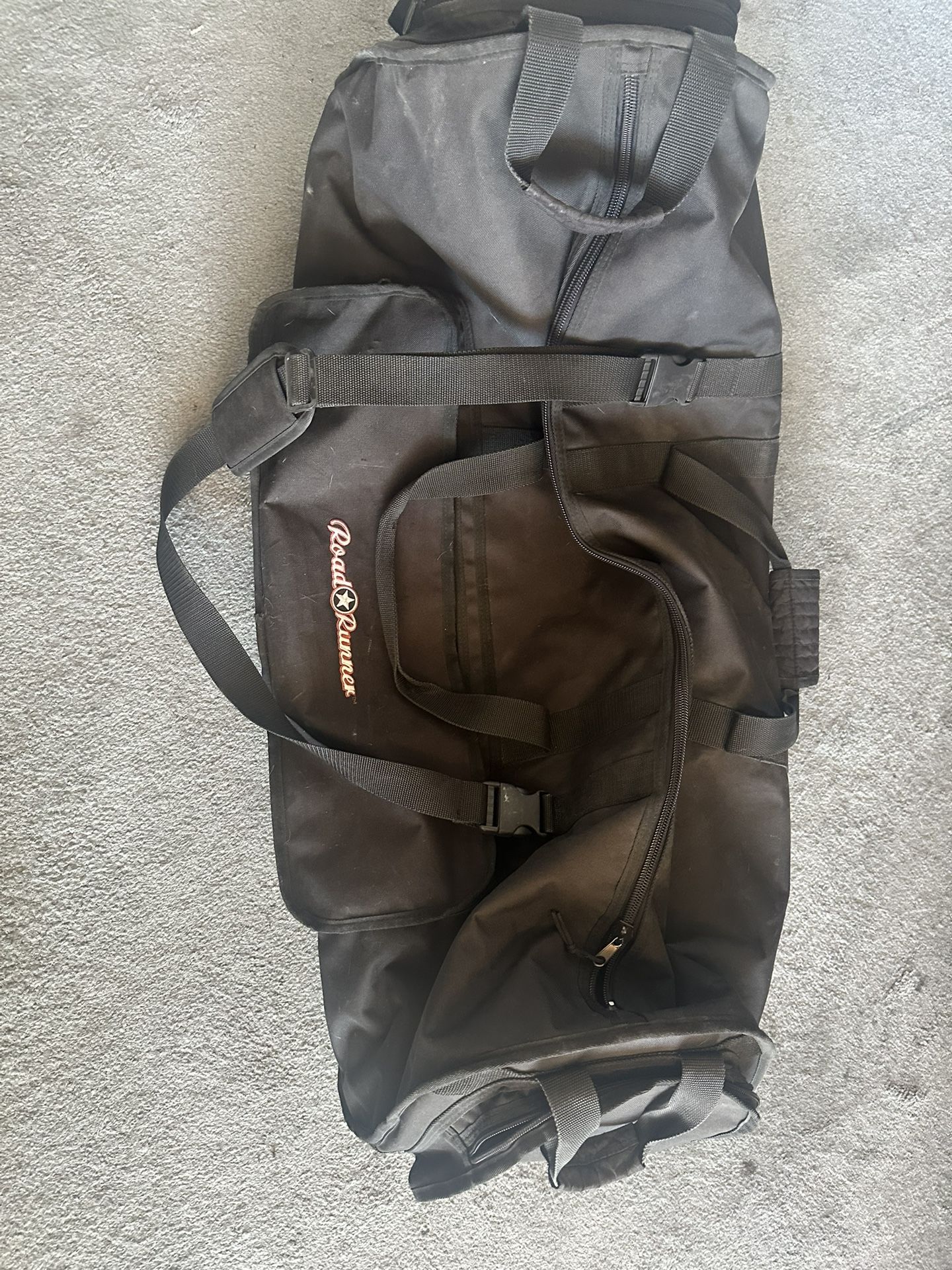 Roadrunner Rolling Drum Hardware Bag/Case On Wheels