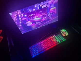 Gaming PC Setup – i7 / 16GB RAM / GT 640 + Monitor & Keyboard