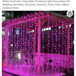 Pink LED Fairy Lights