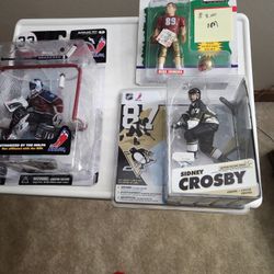 Patrick ROY $10.  SYDNEY  CROSBY  $15   Mark Cumara $8