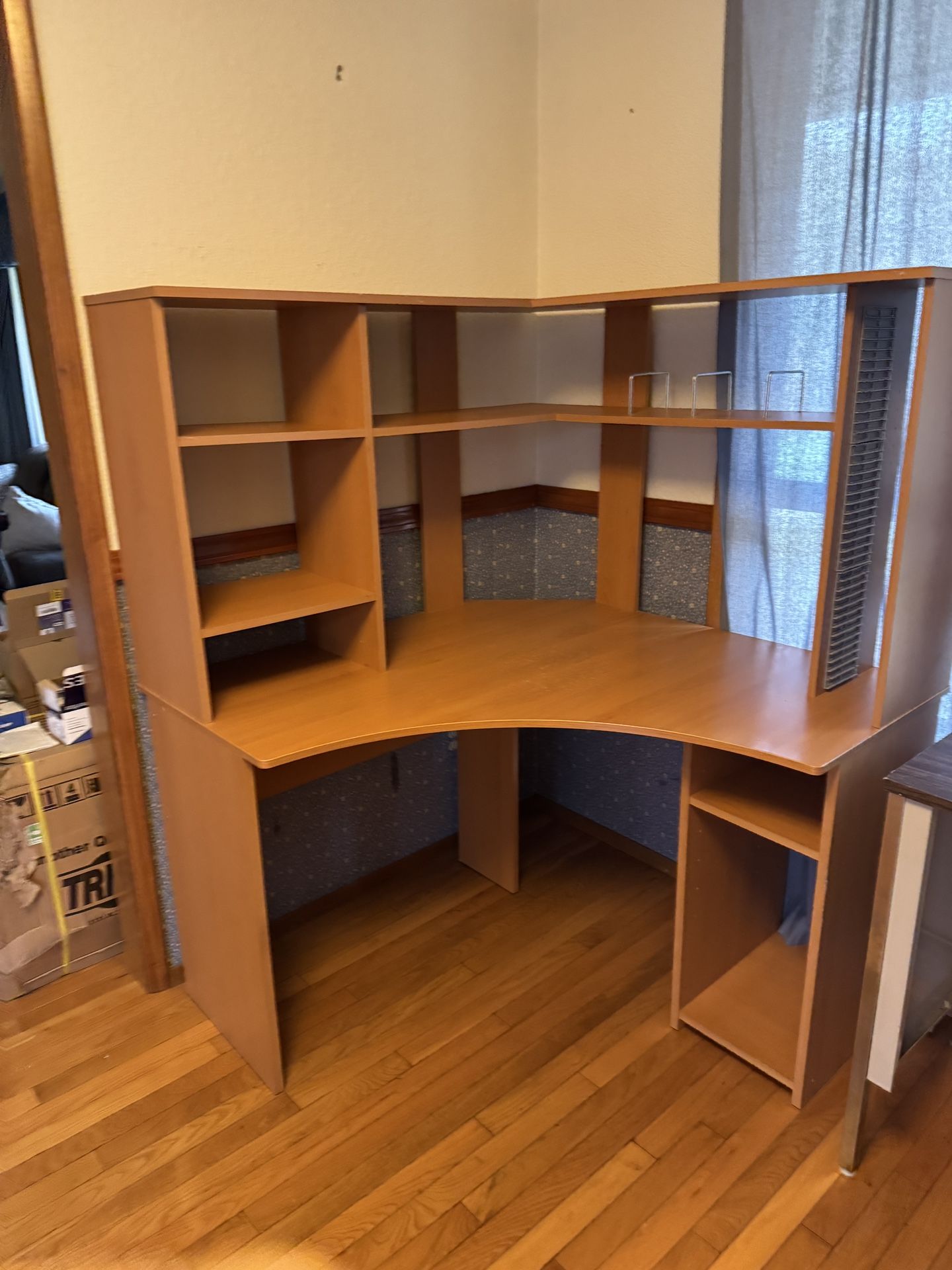 Assembled Corner Desk With Hutch - FREE 