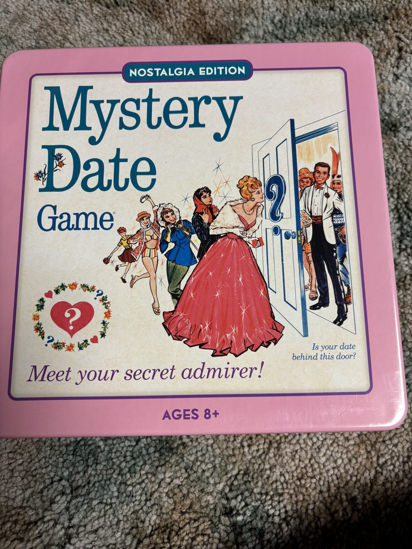 Mystery Date Hasbro Nostalgia Edition Collectible Tin Board Game 100% Complete