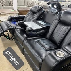 $10 Down Payment Ashley Power Reclining Sofa Total Price