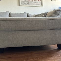 GRAY OTTOMAN