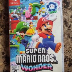 Super Mario Wonder - Nintendo Switch Game 