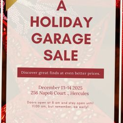 🛍️ Holiday Garage Sale Everything must go!