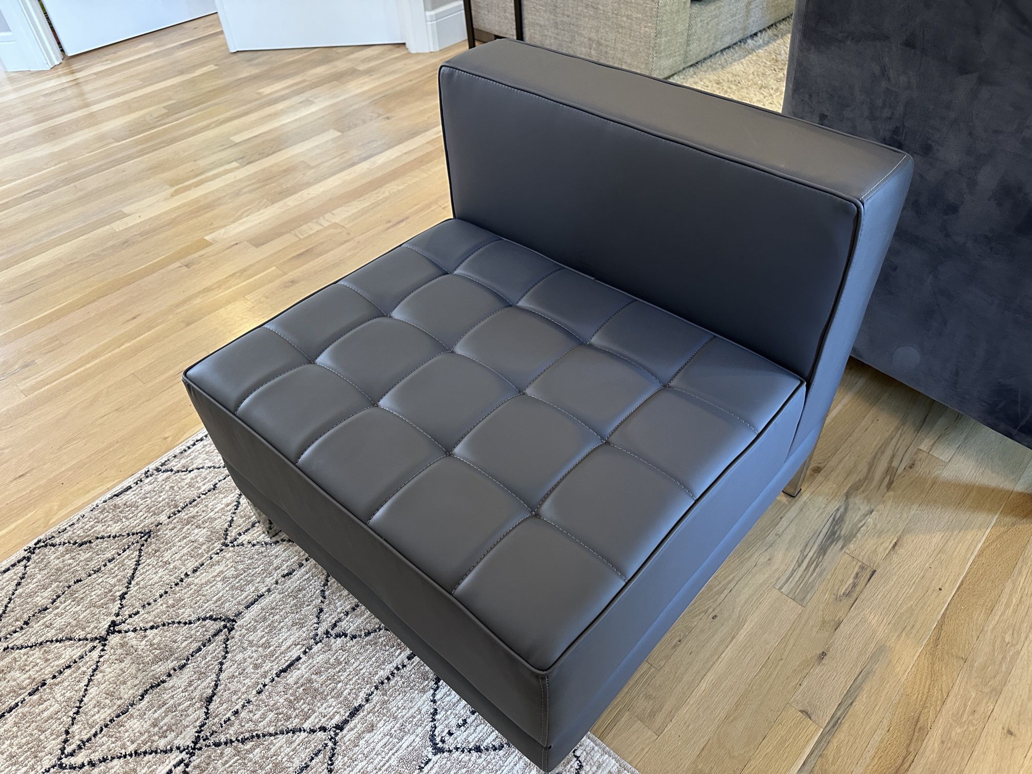 New Chair and Ottoman