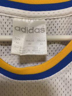 Adidas UCLA away Jersey, White/blue Bill Walton. #32 Size Medium