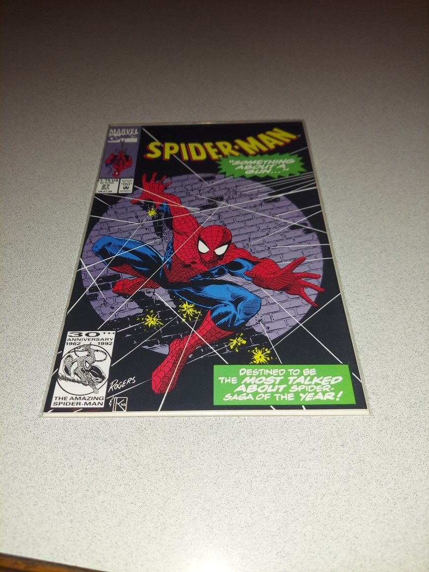 1992 SPIDER-MAN #27 COMIC BAGGED AND BOARDED
